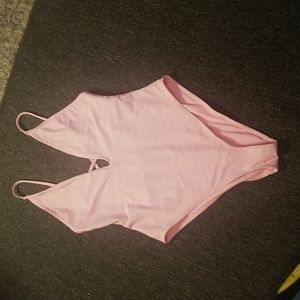 Pink One Piece Swimsuit